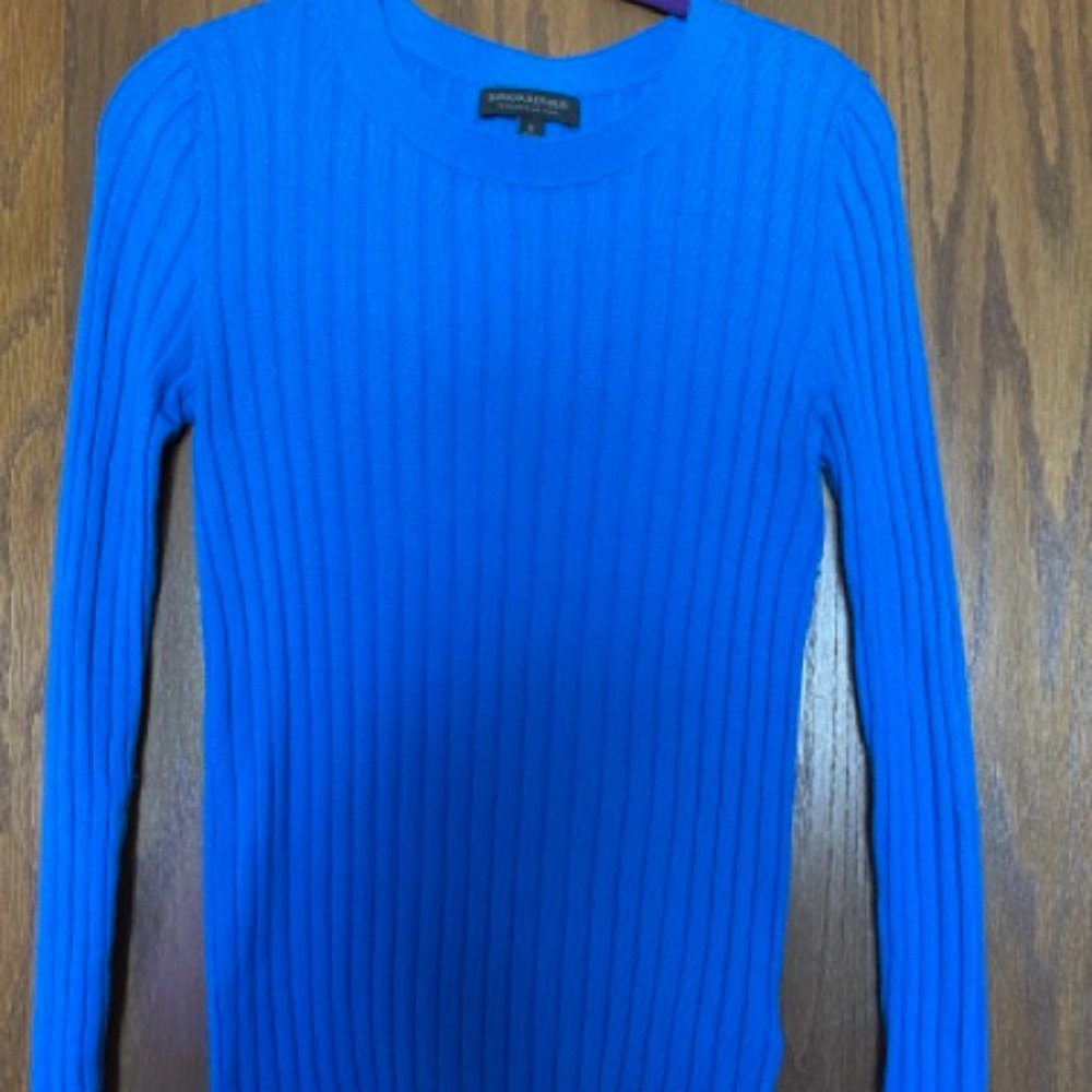 Banana Republic 100% Merino Wool Royal Blue Sweater - Size S